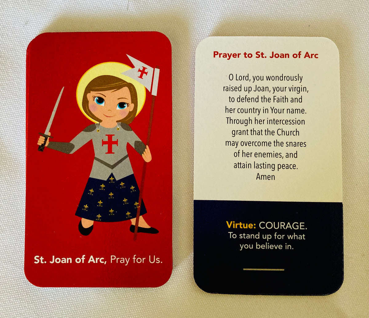 St. Joan of Arc Prayer Cards – Party Like A Saint